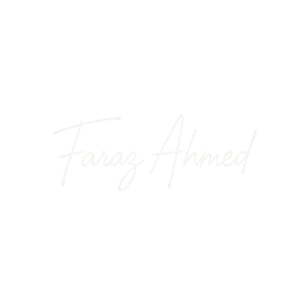 Faraz Ahmed Logo